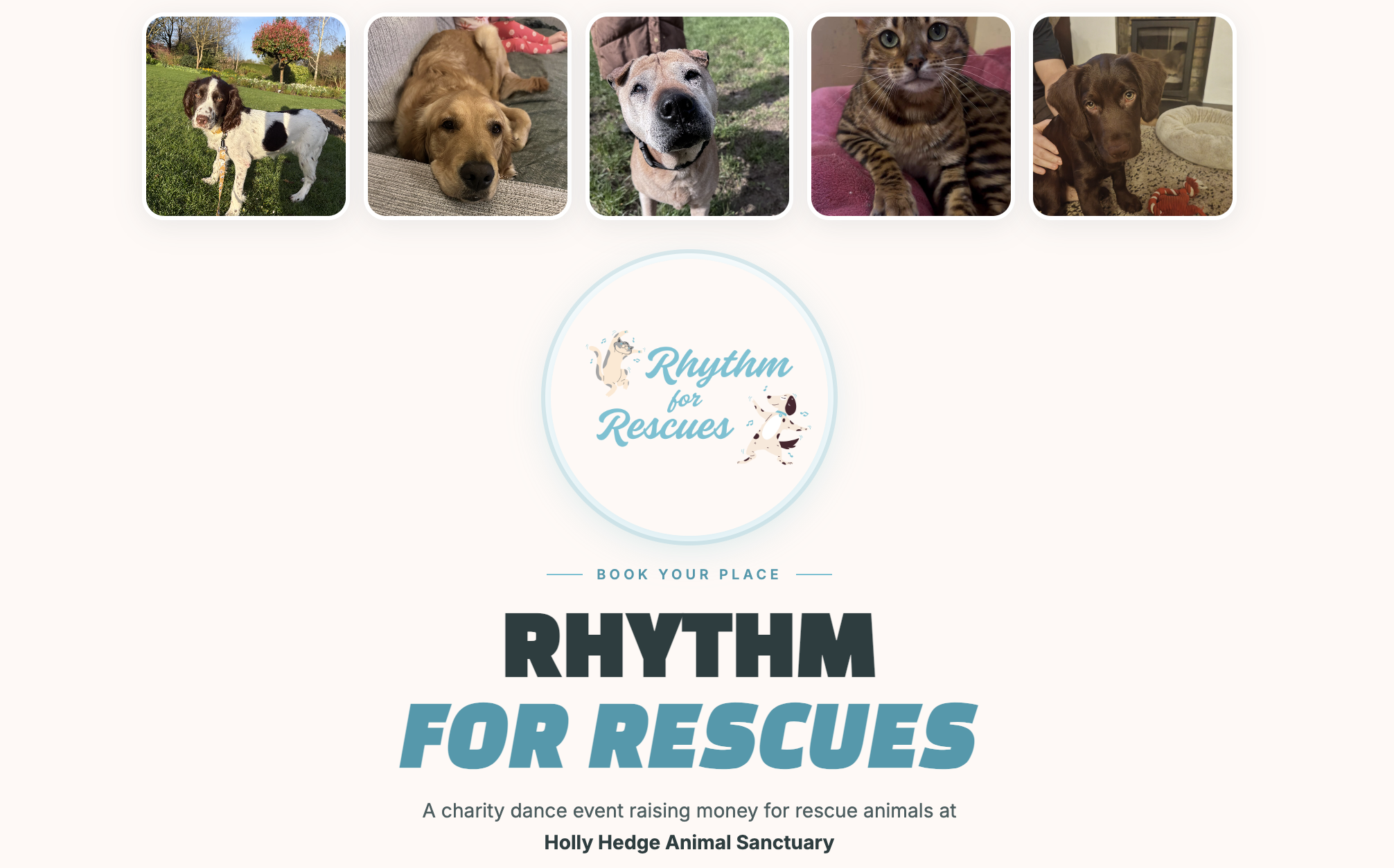 Holly Hedge Animal Sanctuary charity event